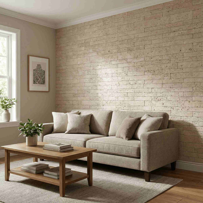 Muro de Flexible Stone en comedor