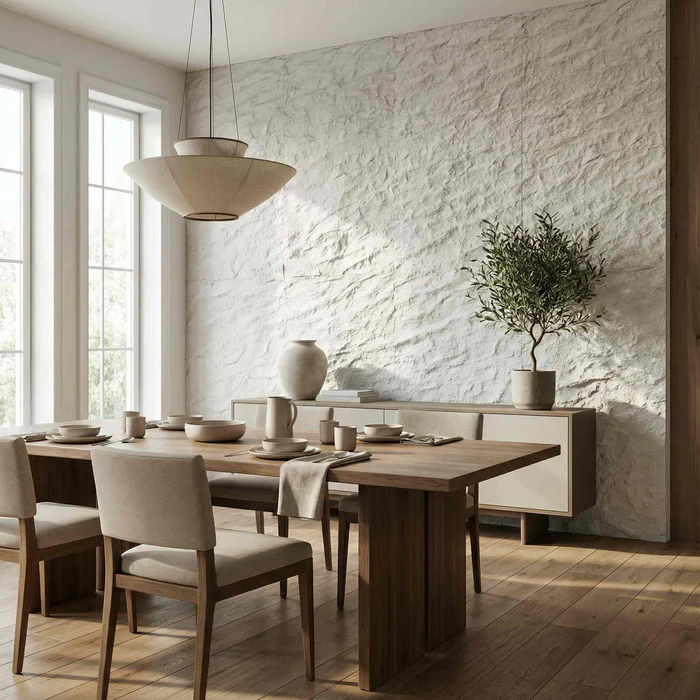 Fachada exterior con Flexible Stone